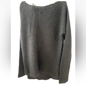 Lio de Faldas Mohair Blend Sweater Made in Italy Black Size S